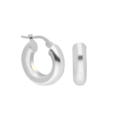 Kalın Halka Küpe 717053 Silver