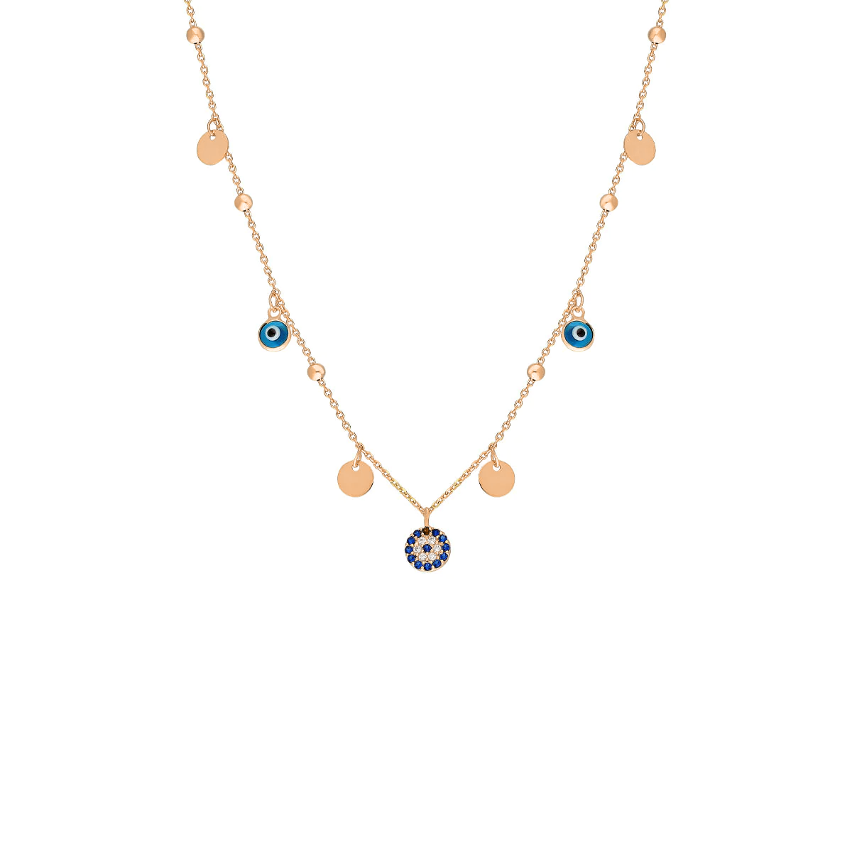 Sallantılı Nazar Kolye 718906 Rose