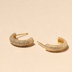 Yarım Halka Küpe 717087 Gold