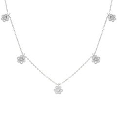 Flower Sallantılı Kolye 718909 Silver