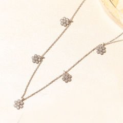 Flower Sallantılı Kolye 718909 Silver