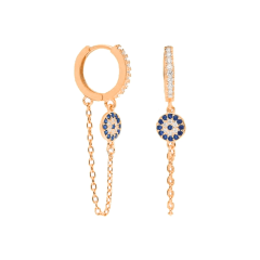 Halka ve Zincir Küpe 717086 Rose