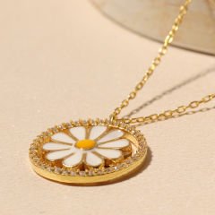 Papatya Kolye 718914 Gold
