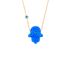 Opal Fatıma Kolye 718916 Gold