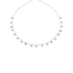 Madeni Sallantılı Kolye 718921 Silver