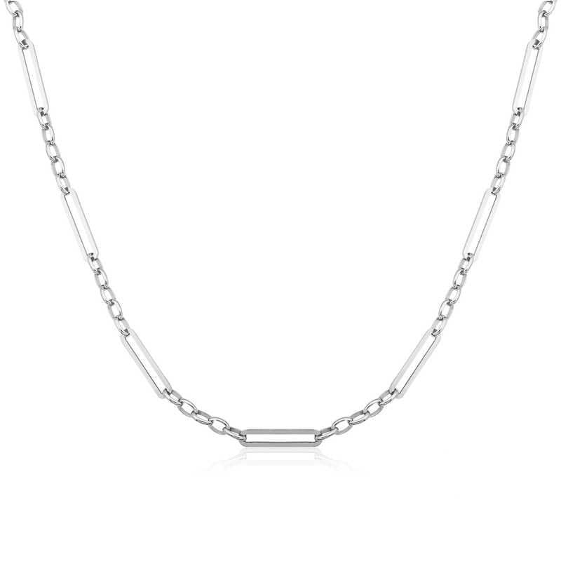 Gümüş 5+1 Halka Zincir