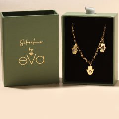 Fatıma Kolye 718927 Gold