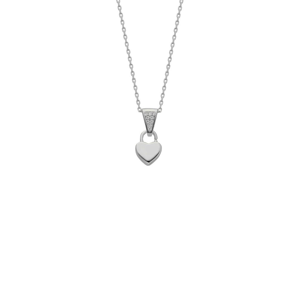 Kalp Kolye 718933 Silver