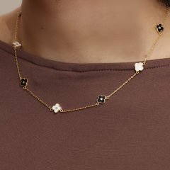 Çiçek Kolye 718935 Gold
