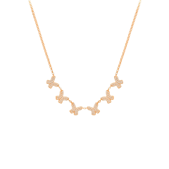 Grace Kelebek Kolye 718981 Silver