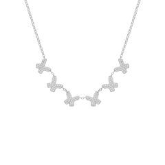 Grace Kelebek Kolye 718981 Silver