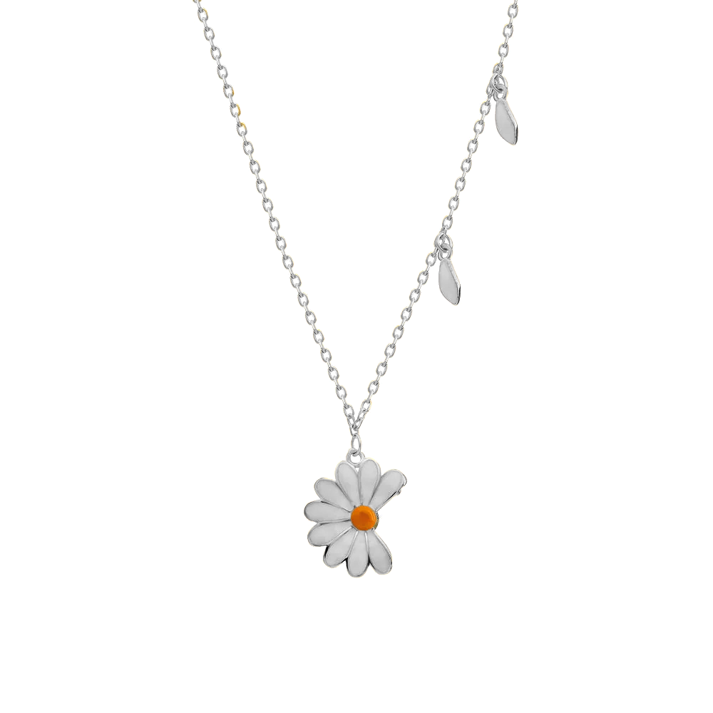 Papatya Kolye 718941 Silver