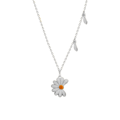 Papatya Kolye 718941 Silver