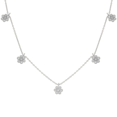 Zirkon Papatya Kolye 718010 Rose