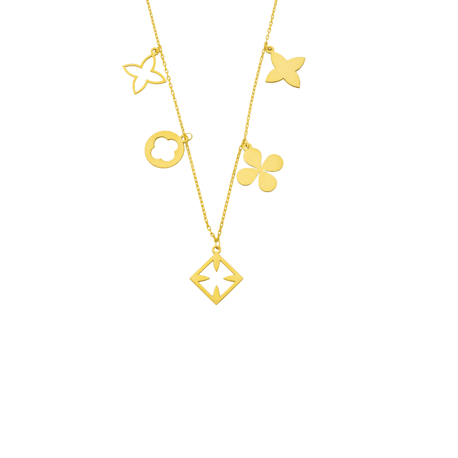 Linda Gümüş Kolye 718957 Gold