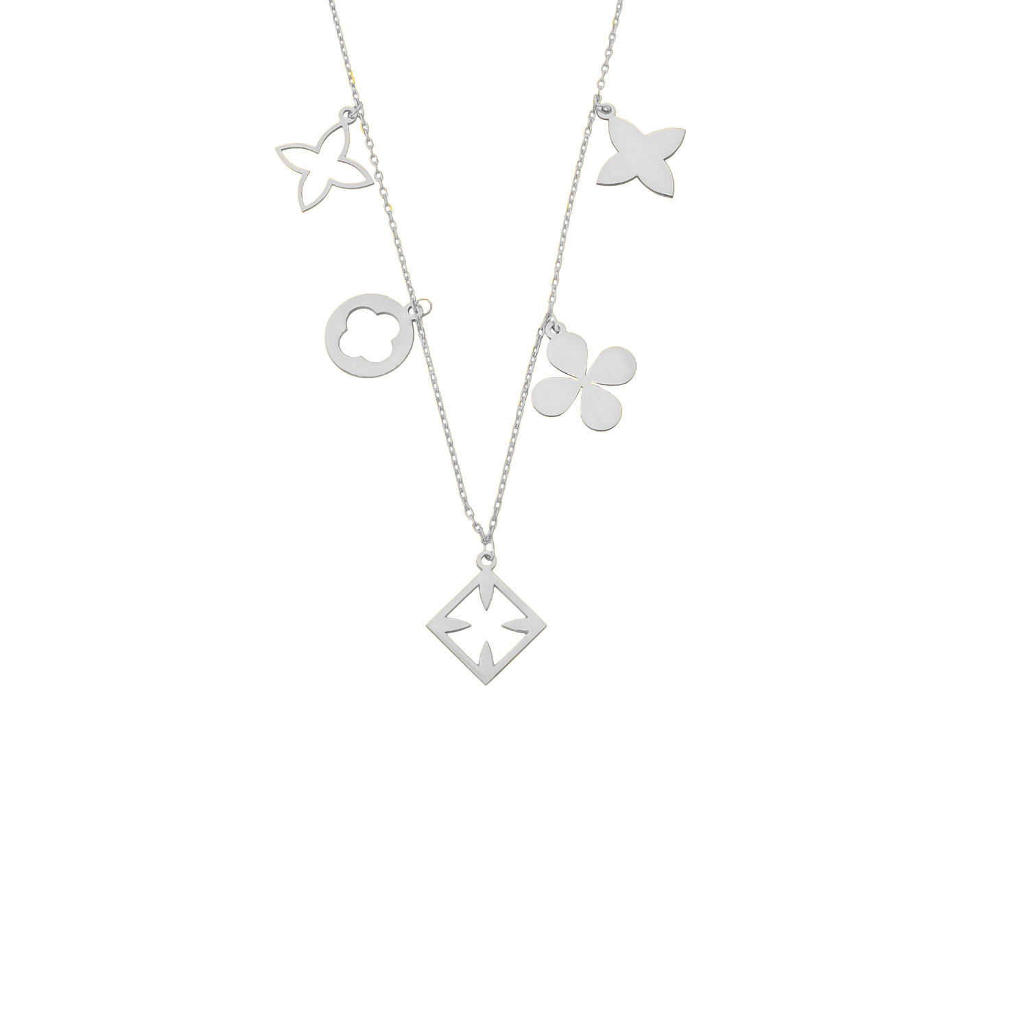 Linda Gümüş Kolye 718957 Silver