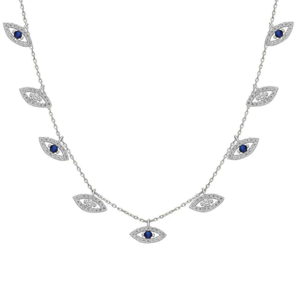Blue Eyes Kolye 718945 Silver