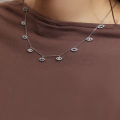 Blue Eyes Kolye 718945 Silver