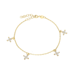 Çiçek Bileklik 718522 Gold