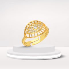 Zirkon Taşlı Everly Yüzük Gold Renk 719273