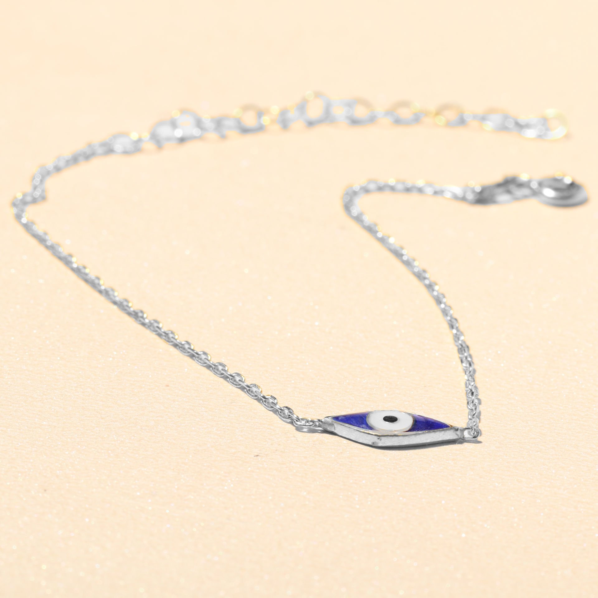 Göz Efektli Bileklik 718524 Silver