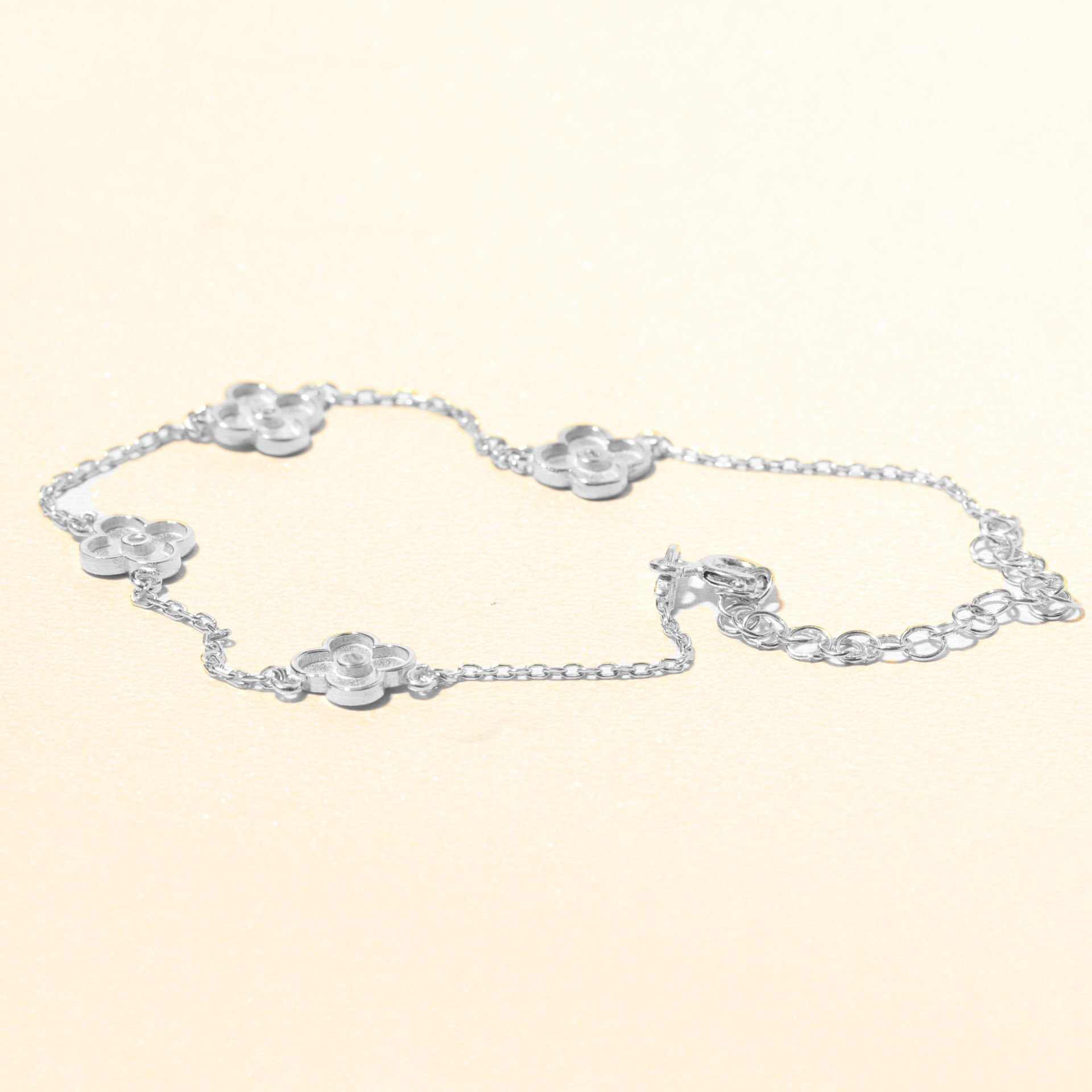 Yonca Bileklik 718525 Silver