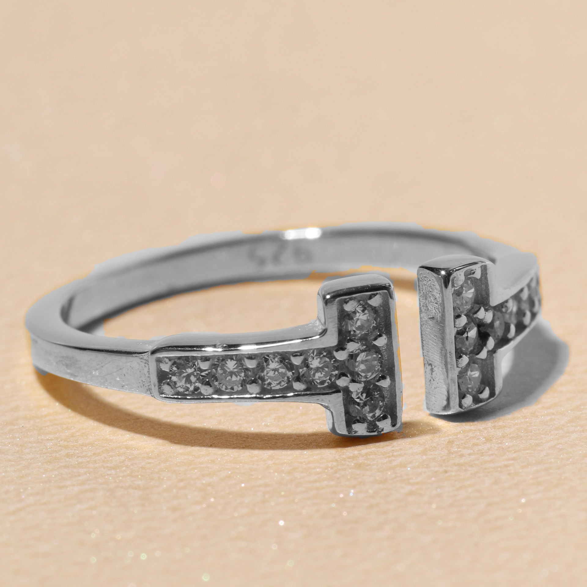 T Yüzük 718837 Silver