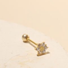 Çiçek Piercing 717120 Gold