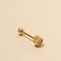 Zirkon Piercing 717121 Gold