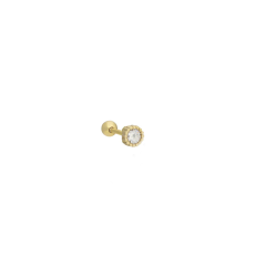 Zirkon Piercing 717121 Gold