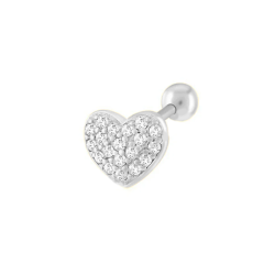 Kalp Piercing 717122 Silver