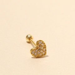 Kalp Piercing 717122 Gold