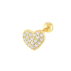 Kalp Piercing 717122 Gold