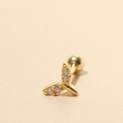 Balık Kuyruğu Piercing 717123 Gold