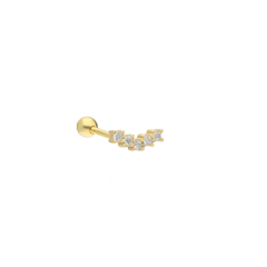 Hill Piercing 717124 Gold
