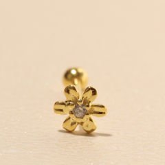 Çiçek Piercing 717125 Gold