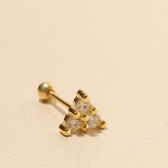 Üçgen Piercing 717126 Gold