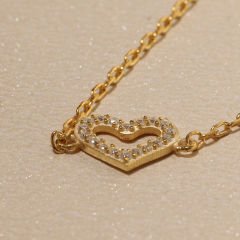Kalp Kolye 718012 Gold