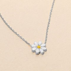 Papatya Kolye 718014 Silver