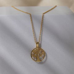 Ağaç Kolye 718016 Gold