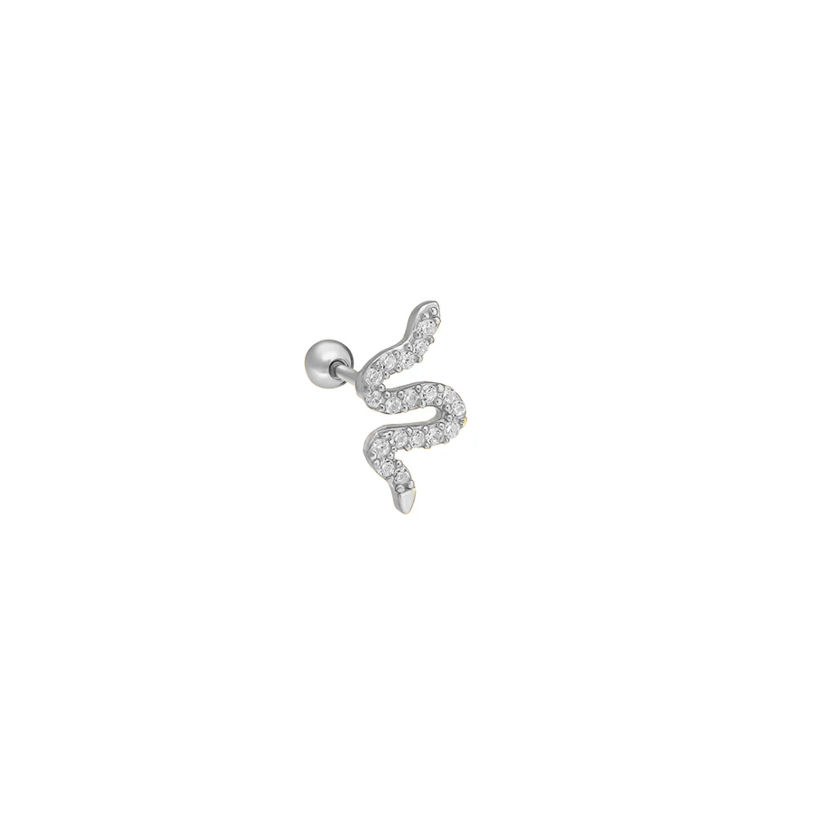 Yılan Piercing 717133 Silver