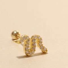 Yılan Piercing 717133 Gold