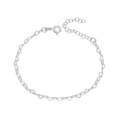 Zincir Kalp Halhal 718529 Silver