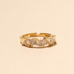 Zirkon Taşlı Yüzük 719255 Gold
