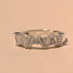 Zirkon Taşlı Yüzük 719255 Silver