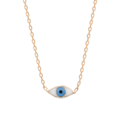 Minimal Göz Kolye 718023 Silver
