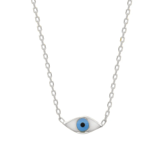 Minimal Göz Kolye 718023 Silver