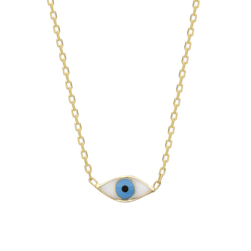 Minimal Göz Kolye 718023 Gold