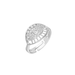 Zirkon Taşlı Everly Yüzük Gold Renk 719273 Silver