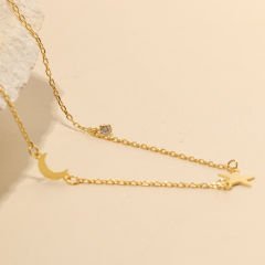 Yıldız ve Hilal Kolye 718024 Gold